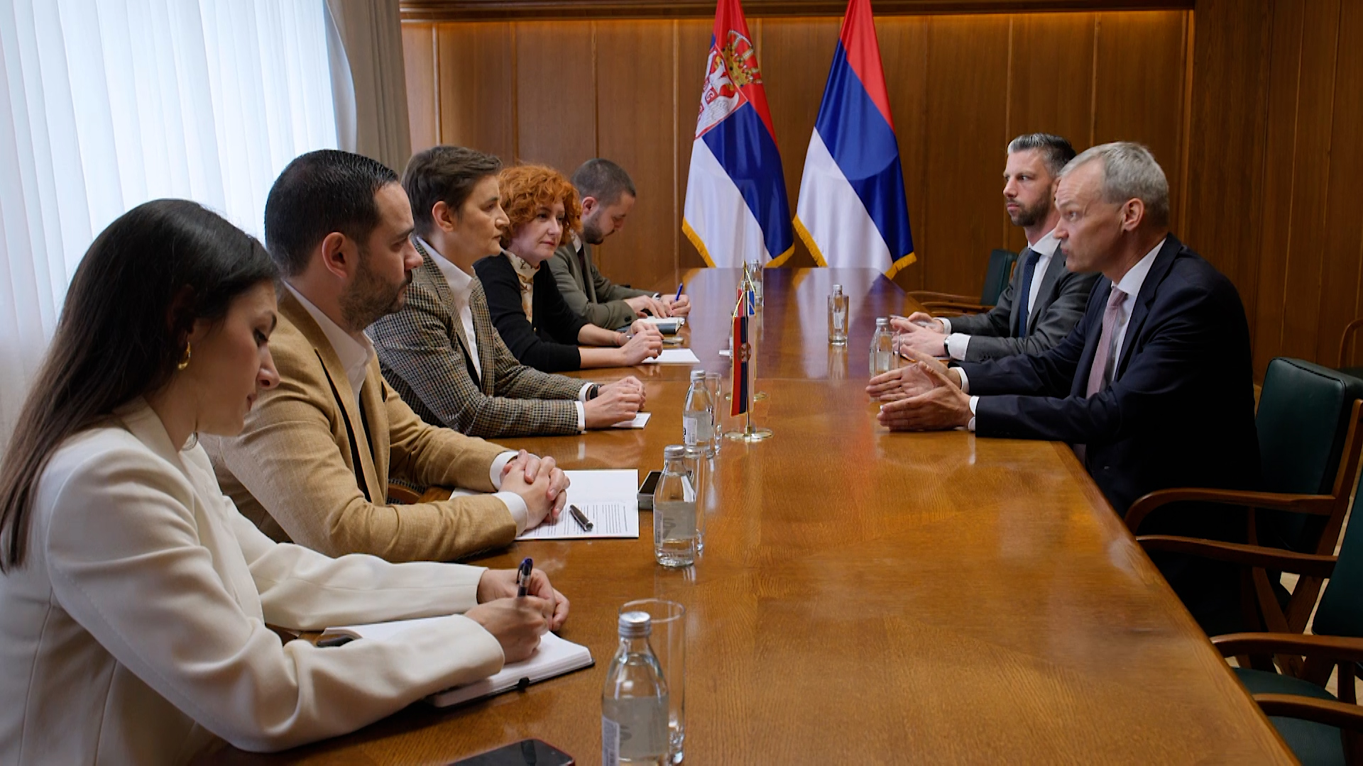 Beograd, predsednica Narodne skupstine Ane Brnabic sastala se sa ambasadorom Kraljevine Holandije Martajnom Elgersmom, pokrivanje Beograd, predsednica Narodne skupstine Ane Brnabic sastala se sa ambasadorom Kraljevine Holandije Martajnom Elgersmom, pokrivanje